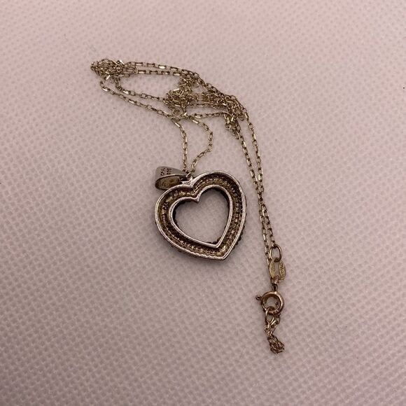 💛 Y2K 925 Crystal Heart Necklace - Picture 5 of 5